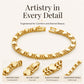 Women's Elegant Heart Link Bracelet