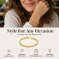 Women's Elegant Heart Link Bracelet
