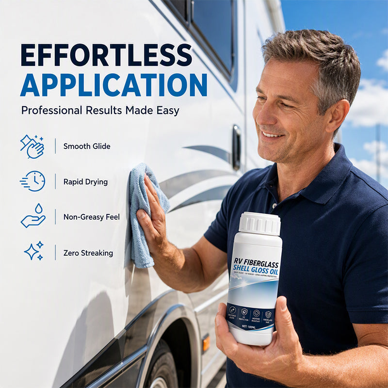 RV Fiberglass Gloss Oil Shine Restorer