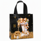 🎉 2026 Sale — Over 12,000 Sold!🎄 Black Non‑Woven Christmas Gift Tote Bag‑Gold Foil Reusable Holiday Packaging Bag ✨