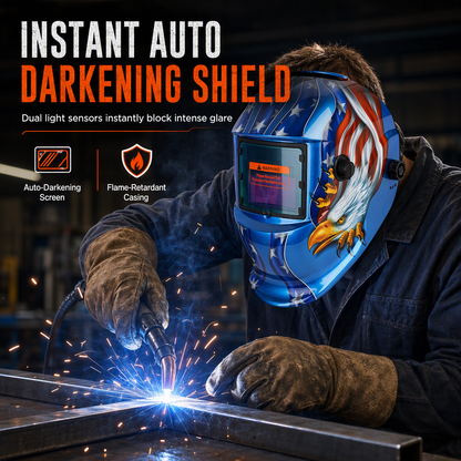 ⚡ LIMITED‑TIME 50% OFF! ✨ Auto‑Darkening Welding Helmet – Solar‑Powered, Adjustable Shade, Eye‑Safe ✨