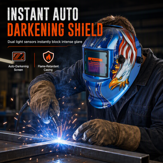 ⚡ LIMITED‑TIME 50% OFF! ✨ Auto‑Darkening Welding Helmet – Solar‑Powered, Adjustable Shade, Eye‑Safe ✨