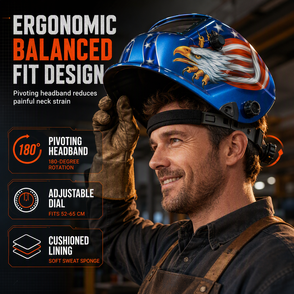⚡ LIMITED‑TIME 50% OFF! ✨ Auto‑Darkening Welding Helmet – Solar‑Powered, Adjustable Shade, Eye‑Safe ✨