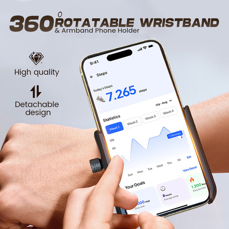 360° Rotatable Wristband & Armband Phone Holder
