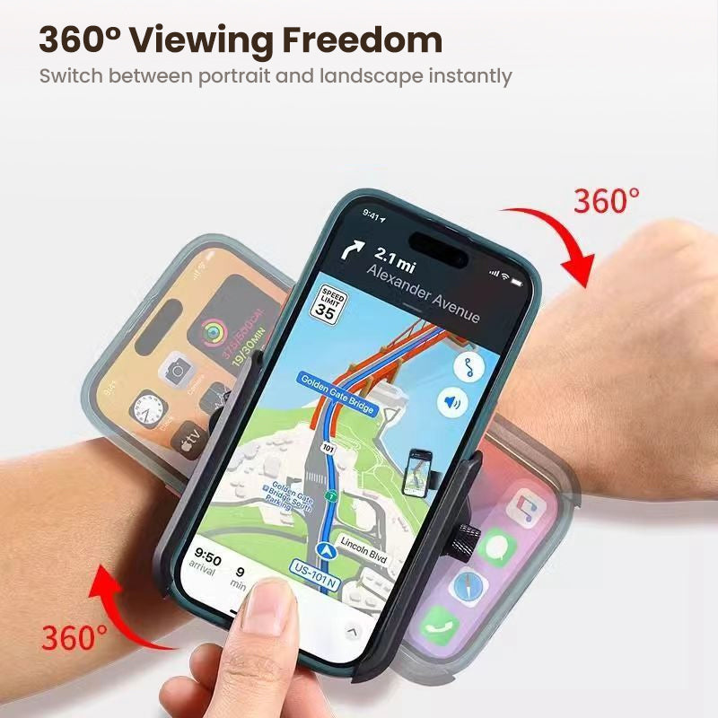 360° Rotatable Wristband & Armband Phone Holder