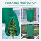 Freeze Protection Winter Plant Cover with Zipper & Drawsting
