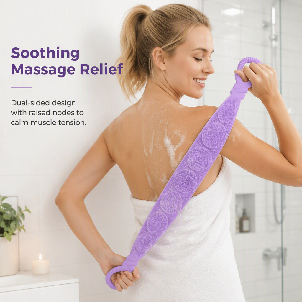 Silicone Double-Sided Back Scrubber Belt