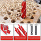8PCS 4-Flute Auger Drill Bit Set for Woodworking