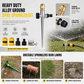 Automatic Rotating Lawn Sprinkler with Alloy Ground Spike and Copper Nozzle Garden Irrigation Tool Set
