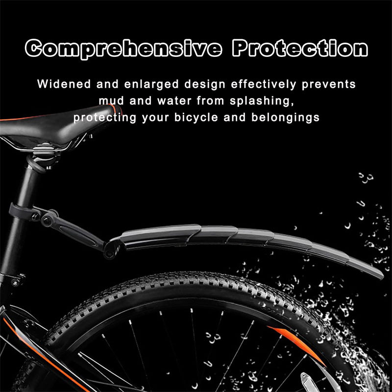 📢📢50% OFF !! ⏰Retractable & Adjustable Bicycle Mudguard Set