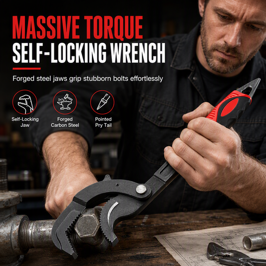 Multifunctional Self-locking Wrench Tool for Home Use