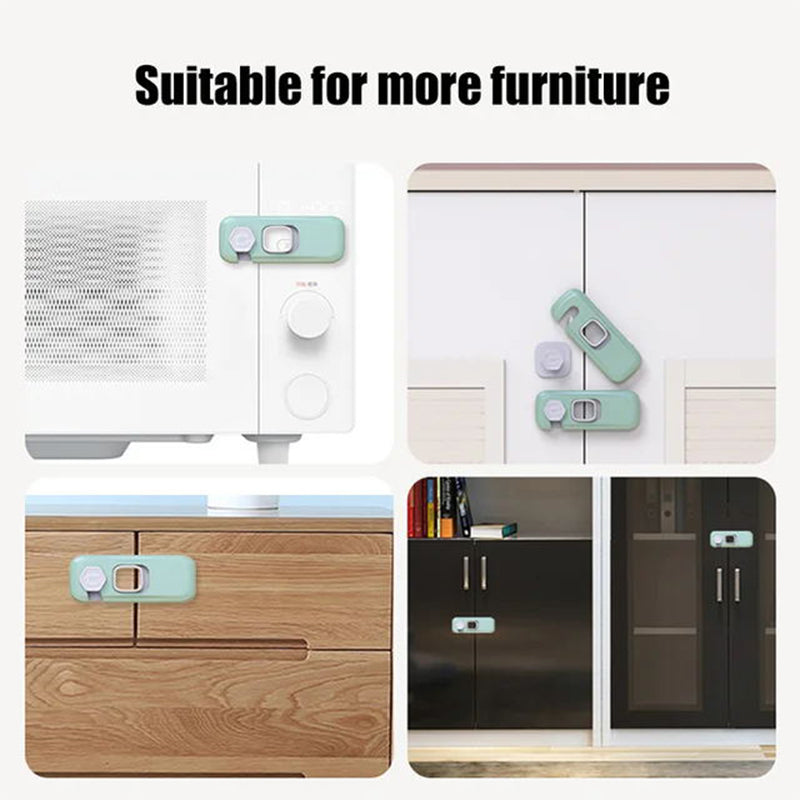 2pcs Multifunctional Child Proof Refrigerator Locks