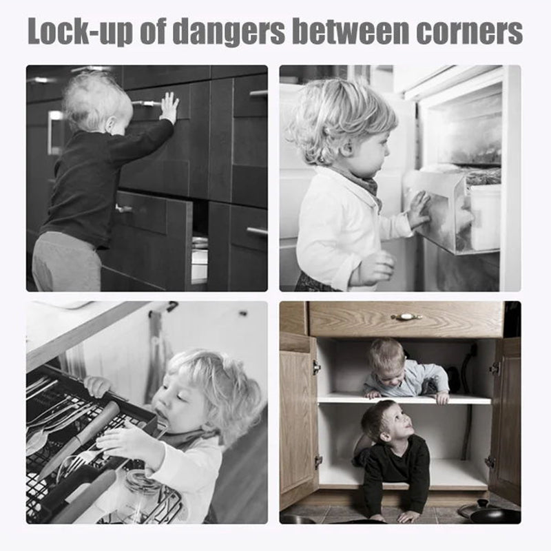 2pcs Multifunctional Child Proof Refrigerator Locks