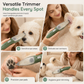🐾 Low Noise Pet Grooming Kit: Vacuum Clippers, Dual Motor, Rounded Blades, Mess-Free Hair Capture