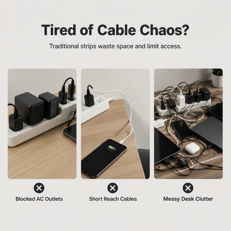 ⏳Limited-time 50% off⏰12 Outlet Power Strip (110V)⚡🔋