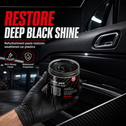 Car Interior Plastic and Rubber Restorer Cream Leather Seat Refurbishing Paste and Shine Protective Coating Agent