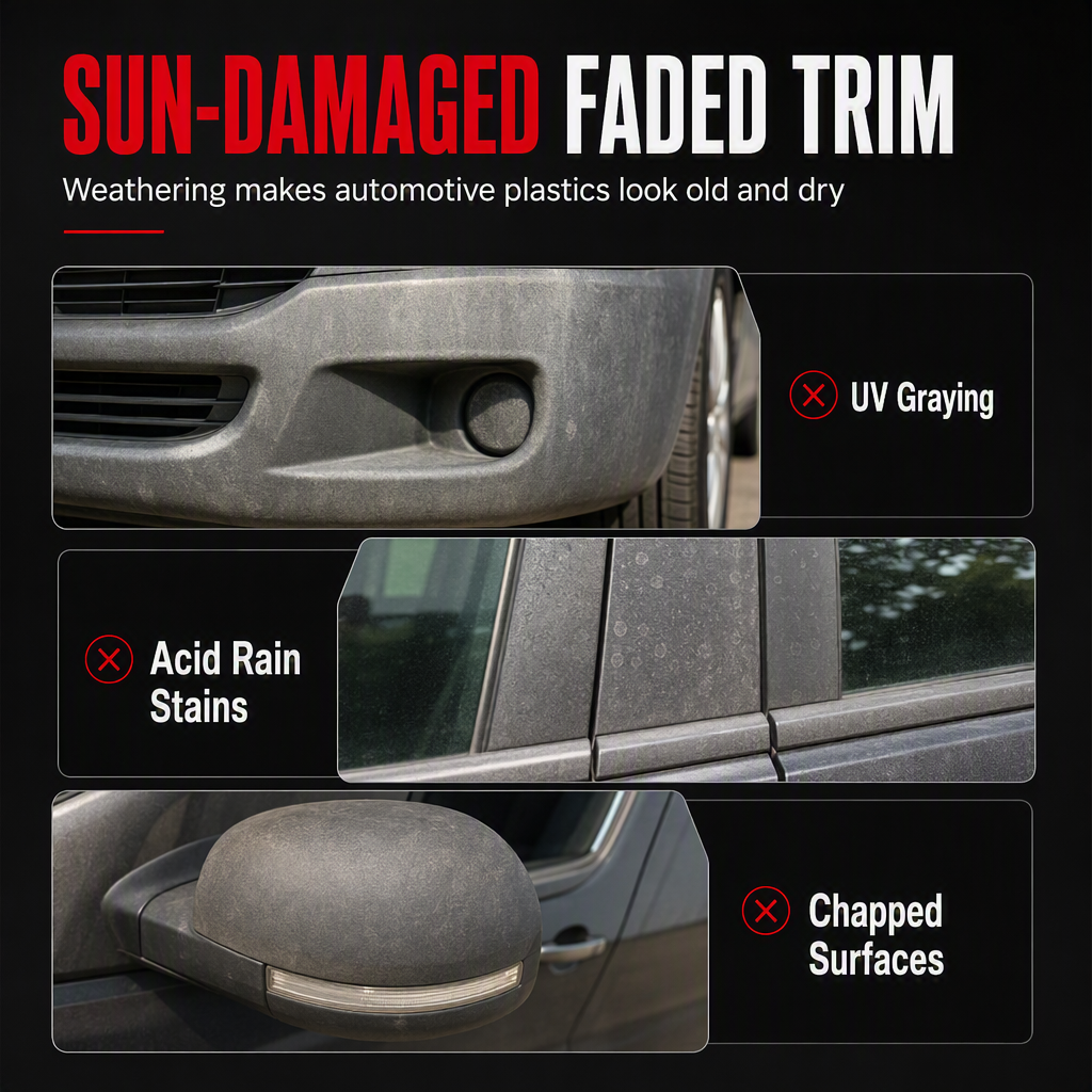 Car Interior Plastic and Rubber Restorer Cream Leather Seat Refurbishing Paste and Shine Protective Coating Agent