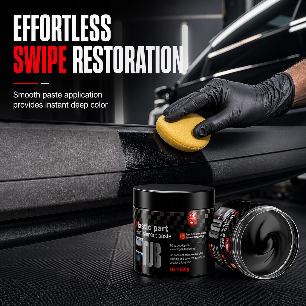 Car Interior Plastic and Rubber Restorer Cream Leather Seat Refurbishing Paste and Shine Protective Coating Agent