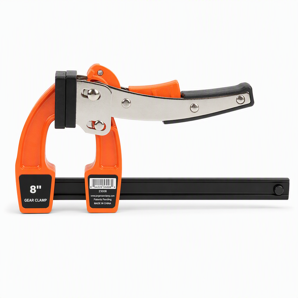 Heavy Duty Aluminum Alloy Ratchet F Clamp Quick Release Woodworking Clamping Tool
