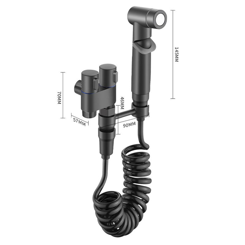 🚿1-In-2-Out Dual Control Valve & Bidet Sprayer Set