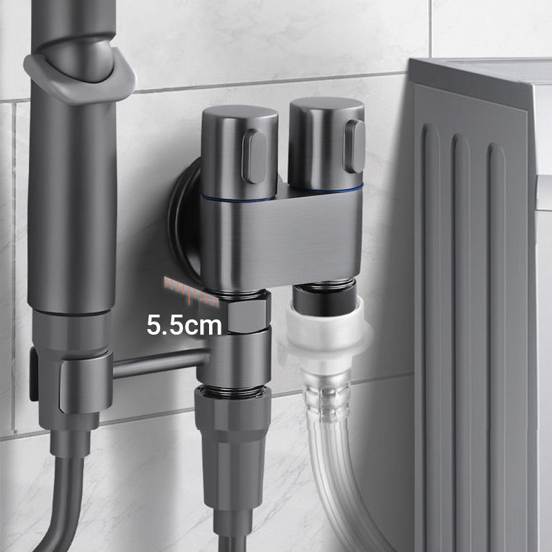 🚿1-In-2-Out Dual Control Valve & Bidet Sprayer Set