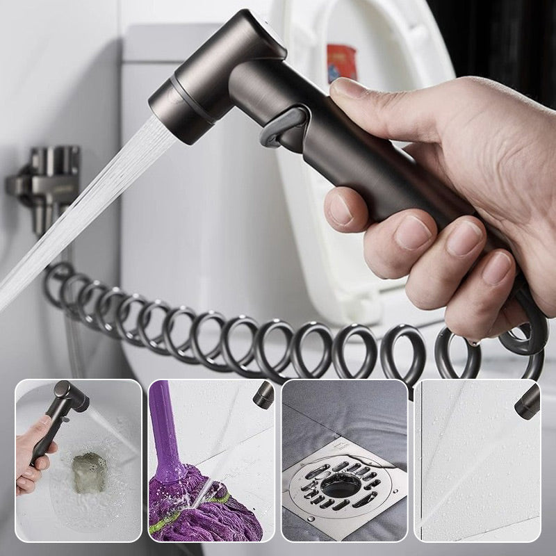 🚿1-In-2-Out Dual Control Valve & Bidet Sprayer Set