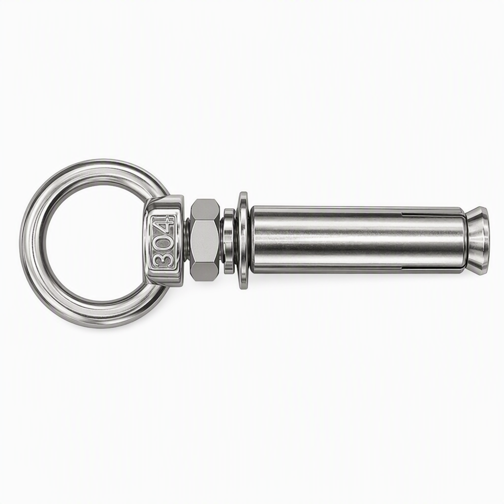 📢📢50% OFF !! ⏰304 Stainless Steel Eyebolt Expansion Bolts with Ring Hook Lifting Eye Anchor Screws