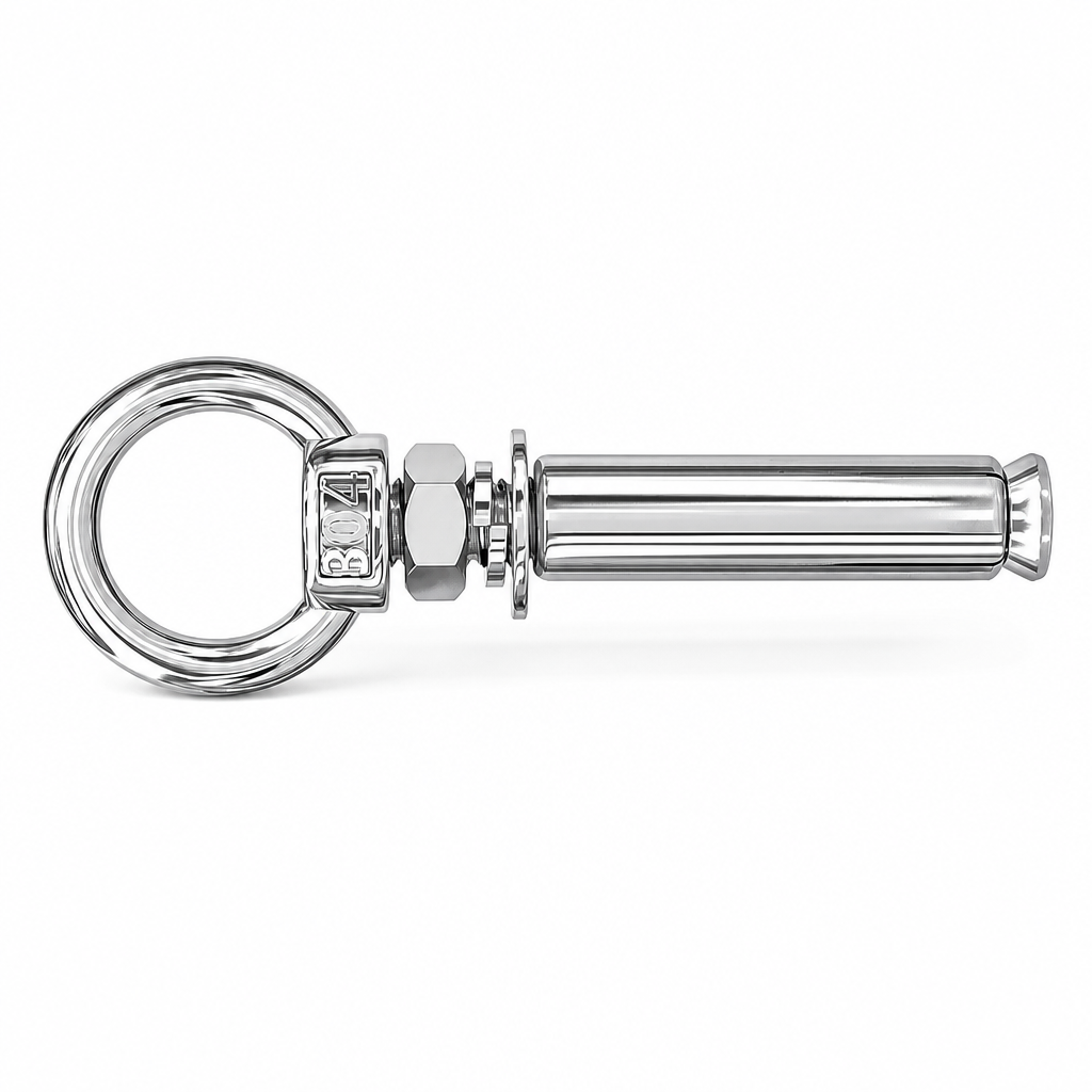 📢📢50% OFF !! ⏰304 Stainless Steel Eyebolt Expansion Bolts with Ring Hook Lifting Eye Anchor Screws