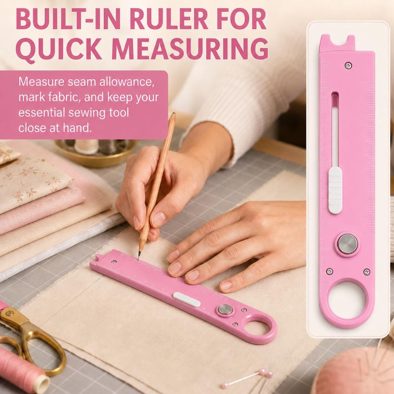 🪡 LIMITED‑TIME 50% OFF! 🧵 2-in-1 Multi-functional Sewing Threader and Seam Ripper – Quick Threading, Integrated Seam Ripper & Built-in Magnifier ✂️