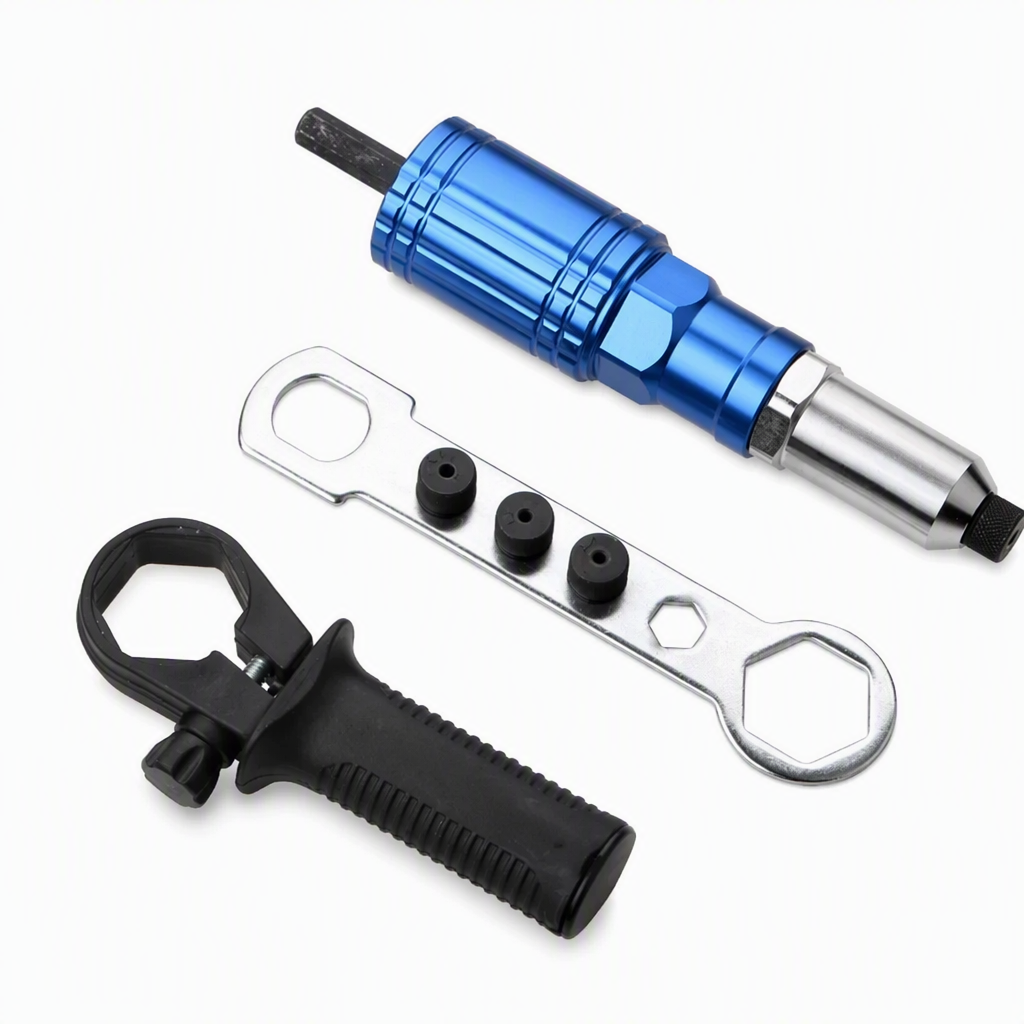 Metal Electric Rivet Gun Drill Adapter Attachment for Blind Rivets