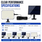 ☀️Split Design Outdoor Solar Wall Light with Motion Sensor and Remote Control Waterproof Solar Powered Street Lamp with 3 Modes for Courtyard Garage