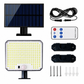 ☀️Split Design Outdoor Solar Wall Light with Motion Sensor and Remote Control Waterproof Solar Powered Street Lamp with 3 Modes for Courtyard Garage
