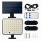 ☀️Split Design Outdoor Solar Wall Light with Motion Sensor and Remote Control Waterproof Solar Powered Street Lamp with 3 Modes for Courtyard Garage