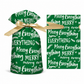 Christmas Drawstring Gift Bags with Ribbon