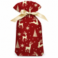 Christmas Drawstring Gift Bags with Ribbon