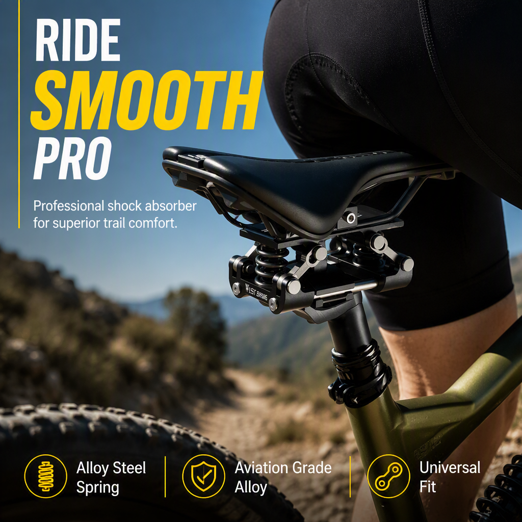 ⏳Limited-time 50% off⏰Bike Shock Absorber Seatpost🚴