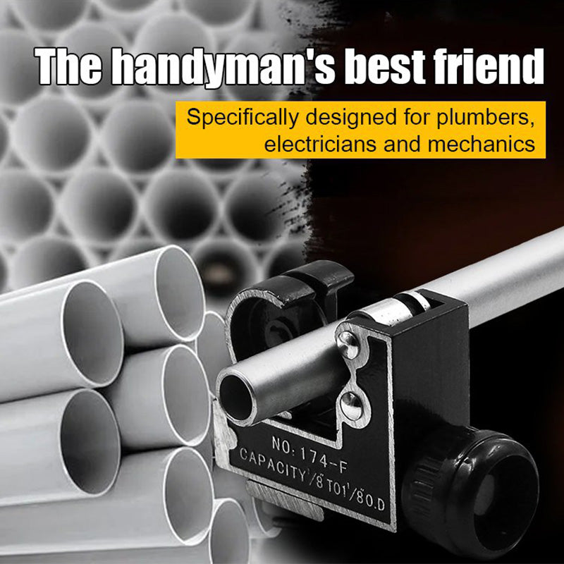 Compact Pipe Cutter with Easy Grip Knob