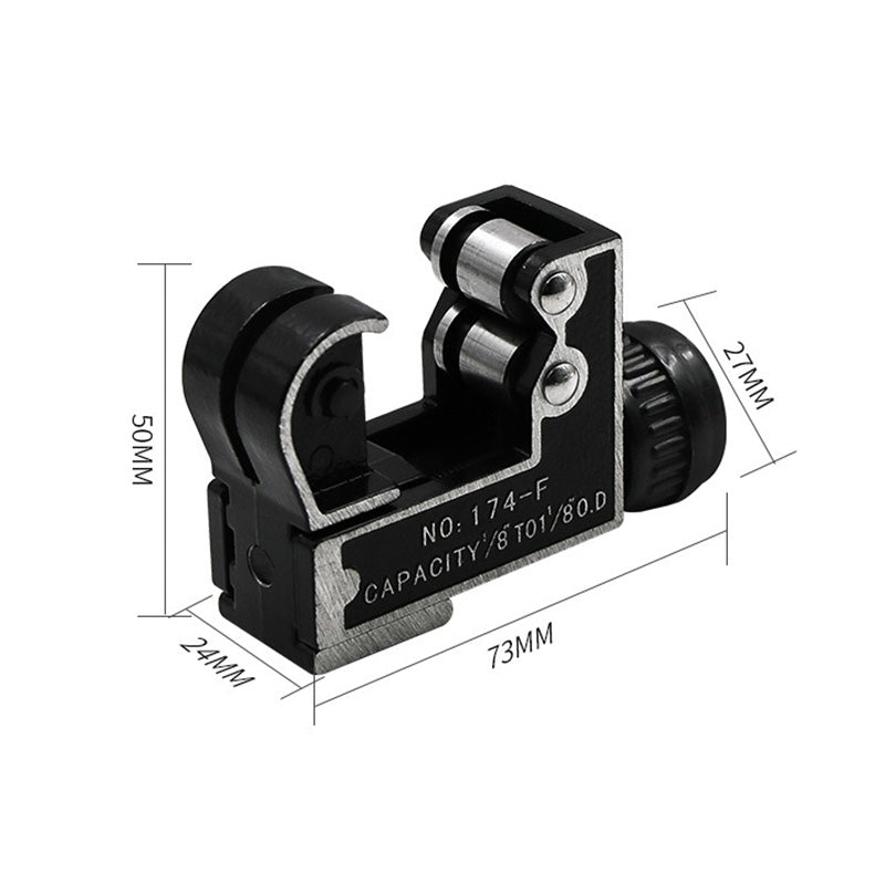 Compact Pipe Cutter with Easy Grip Knob