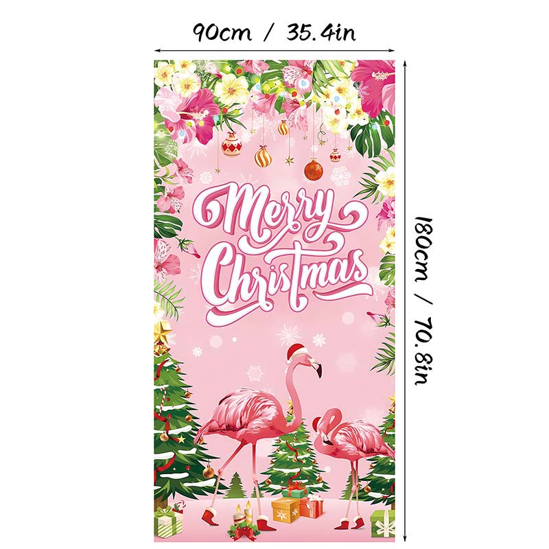 Christmas Door Cover For Instant Holiday Decor