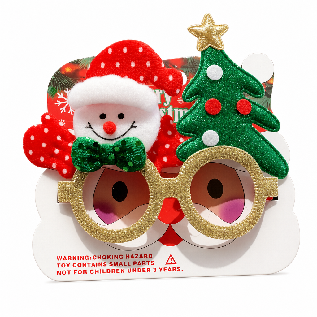 👻 50% OFF NOW! 🎃Novelty Christmas Eyeglass Frames Funny Holiday Party Decoration Eyewear