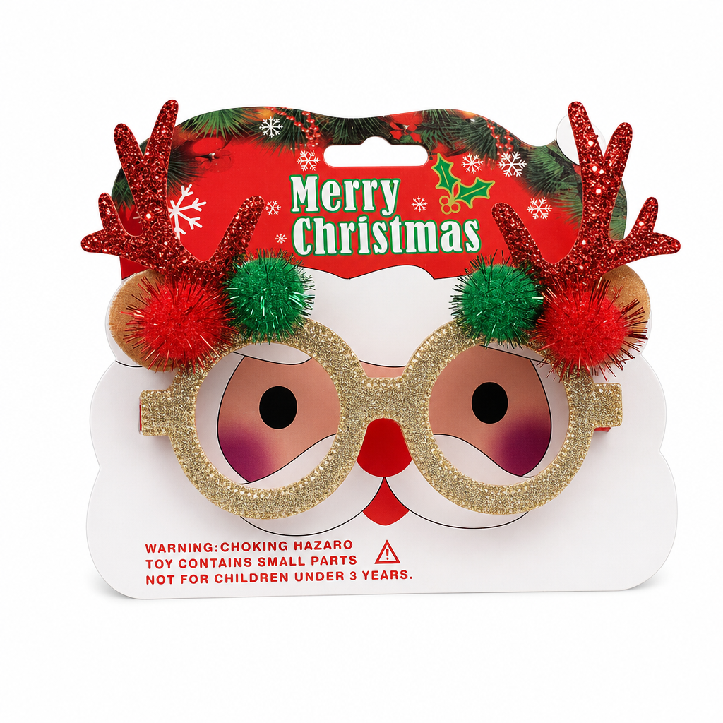 👻 50% OFF NOW! 🎃Novelty Christmas Eyeglass Frames Funny Holiday Party Decoration Eyewear