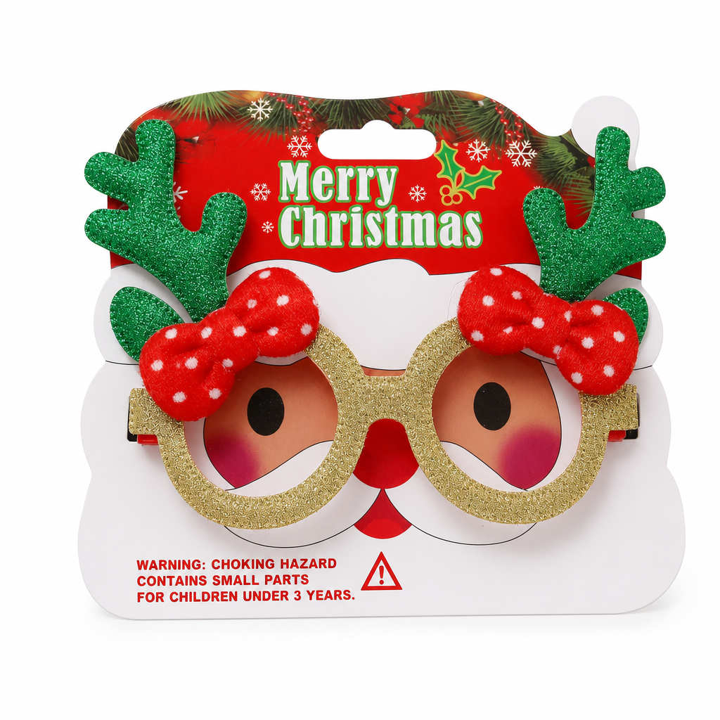 👻 50% OFF NOW! 🎃Novelty Christmas Eyeglass Frames Funny Holiday Party Decoration Eyewear