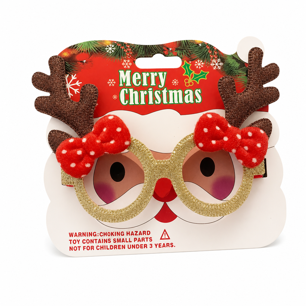 👻 50% OFF NOW! 🎃Novelty Christmas Eyeglass Frames Funny Holiday Party Decoration Eyewear