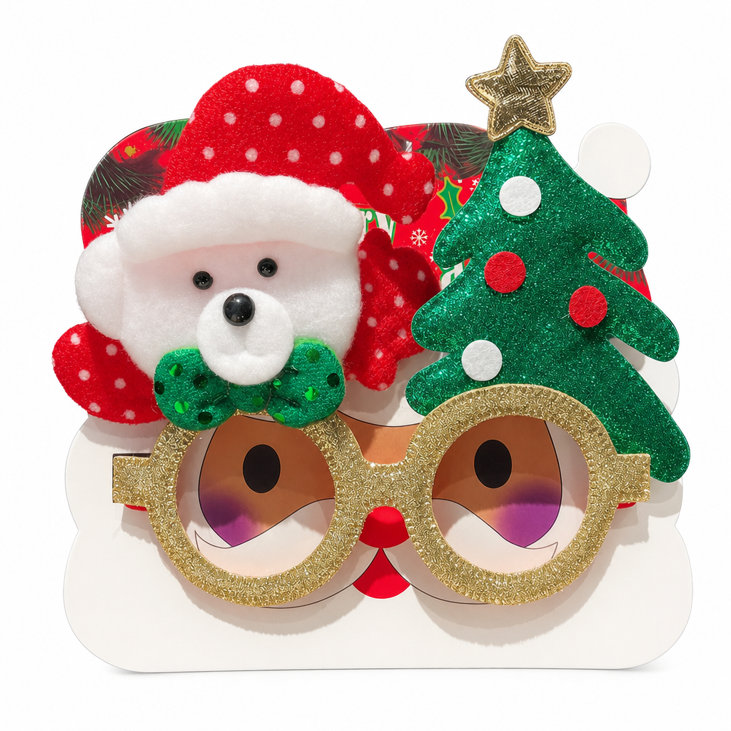 👻 50% OFF NOW! 🎃Novelty Christmas Eyeglass Frames Funny Holiday Party Decoration Eyewear