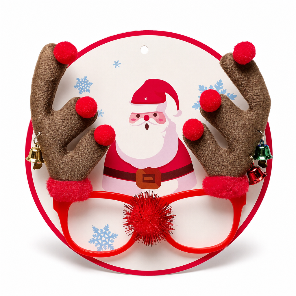 👻 50% OFF NOW! 🎃Novelty Christmas Eyeglass Frames Funny Holiday Party Decoration Eyewear