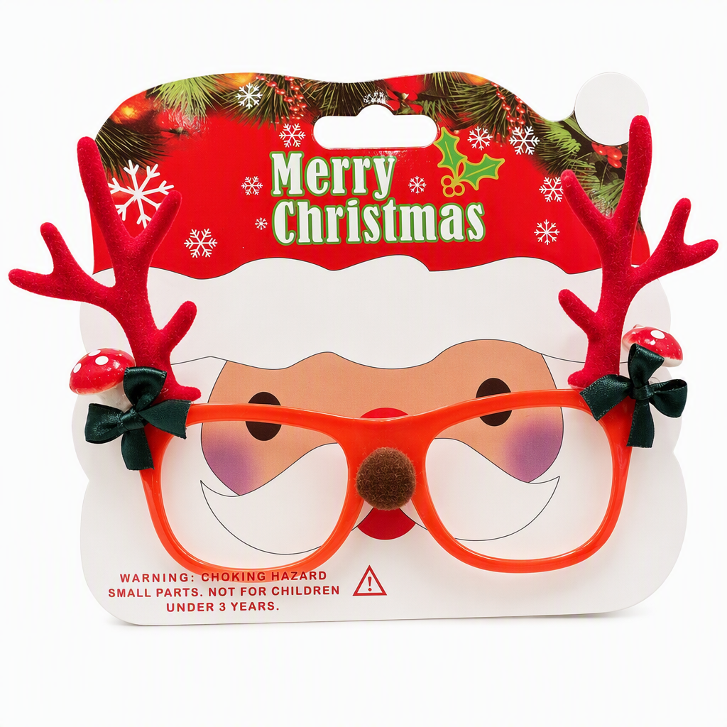 👻 50% OFF NOW! 🎃Novelty Christmas Eyeglass Frames Funny Holiday Party Decoration Eyewear