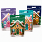 50 Pack Christmas Candy Bags Cartoon Stand Up Zipper Pouches for Snowflake Crisp Cookie and Baking Food Packaging