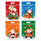 50 Pack Christmas Candy Bags Cartoon Stand Up Zipper Pouches for Snowflake Crisp Cookie and Baking Food Packaging