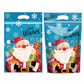 50 Pack Christmas Candy Bags Cartoon Stand Up Zipper Pouches for Snowflake Crisp Cookie and Baking Food Packaging