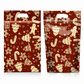 50 Pack Christmas Candy Bags Cartoon Stand Up Zipper Pouches for Snowflake Crisp Cookie and Baking Food Packaging